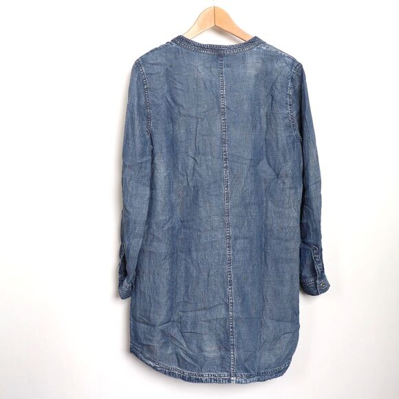 EC Kenneth Cole Reaction Denim Tunic Top size L - Picture 4 of 7